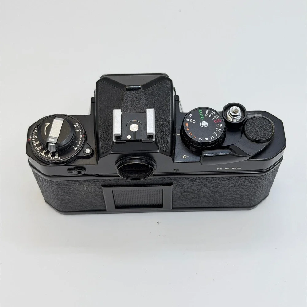 Nikon FE 35mm SLR Film Camera Body Black Vintage Manual Focus Serial 3578939